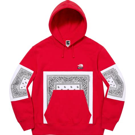 Supreme The North Face Bandana Hooded Sweatshirt Supreme Ss