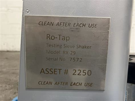 Rotap Rx Sieve Shaker With Sieves Labx