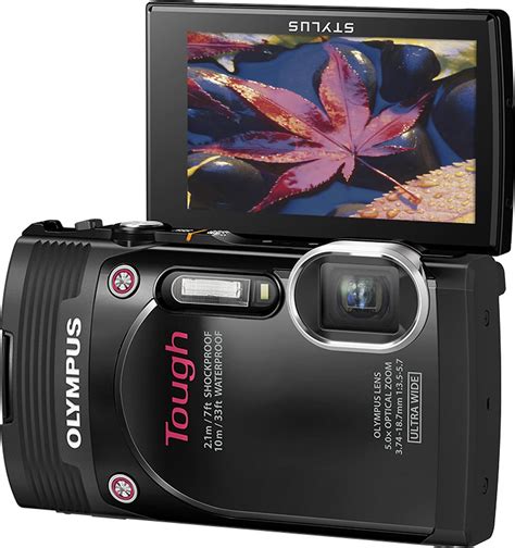 Best Buy Olympus Stylus Tough Tg 850 16 0 Megapixel Waterproof Digital Camera Black V104150bu010