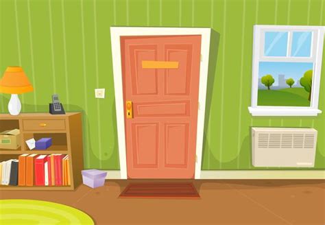 Cartoon House Inside Vector Art Icons And Graphics For Free Download