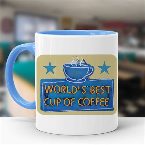 Elf Movie Inspired Worlds Best Cup Of Coffee Color Etsy