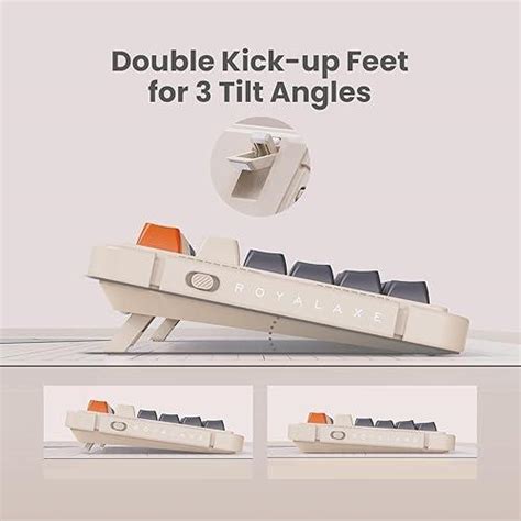 Royalaxe L Wireless Mechanical Keyboard Hot Swappable Wired Bluetooth G Wireless