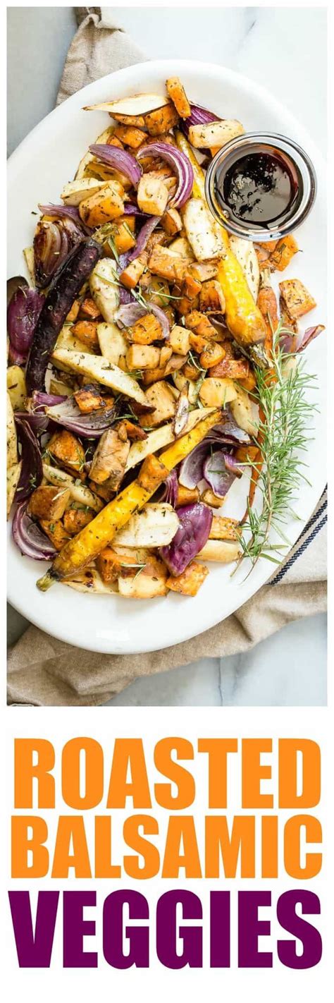 Maple Balsamic Roasted Vegetables