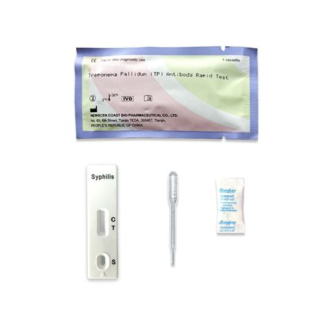 Tp Treponema Pallidumsyphilis Antibody Rapid Test Kit Sino Tang