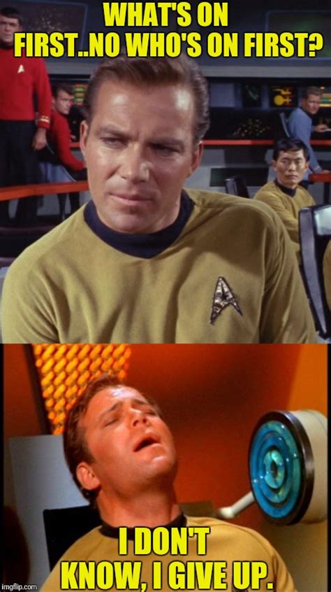 Kirk Cant Tell A Joke Imgflip