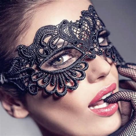 Black Lace Mask - Etsy