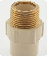 Ajay Pipes Cpvc Brass Fittings Male Adopter Brass Threaded Mabt