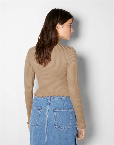 High Neck Sweater Woman Bershka