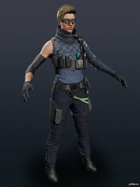 Osa Rainbow Six Siege 3d Model