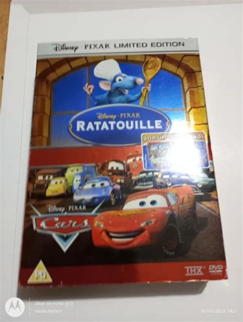 Ratatouille Cars Disney Pixar Limited Edition Pop Dvd Set Freepost