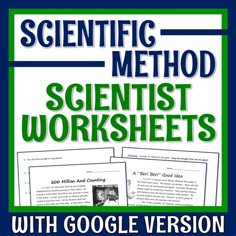 Scientific Method Worksheet Pdf Englishmétodo Científico Spanish Worksheets Library