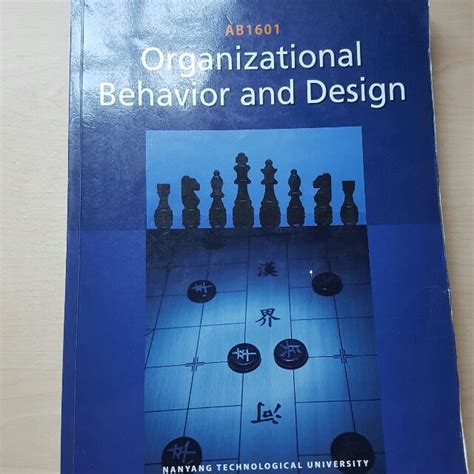 PENDING AB1601 Organisational Behaviour Textbook Hobbies Toys