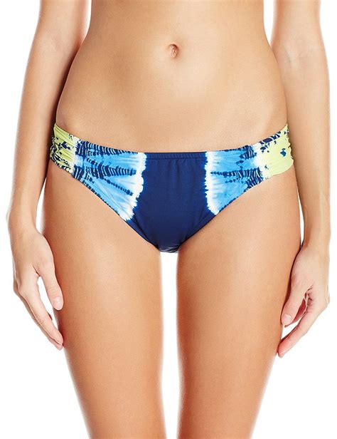 Lucky Brand Women S Half Moon Tie Dye Tab Side Hipster Bikini Bottom