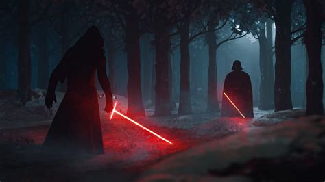 Artstation Kylo Ren Vs Darth Vader