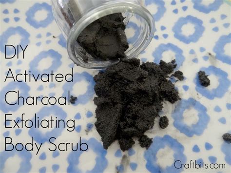 Activated Charcoal Body Scrub —