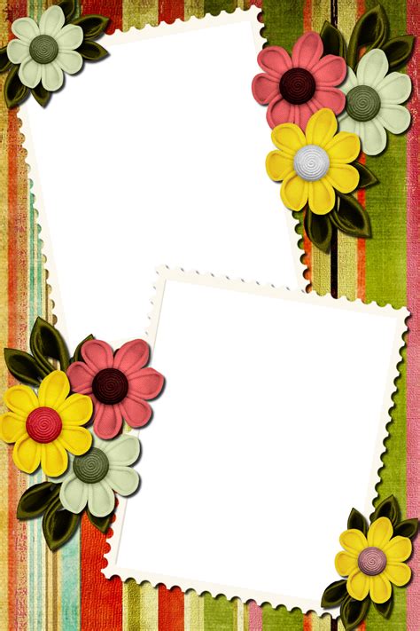 Decorative Floral Page Borders Design