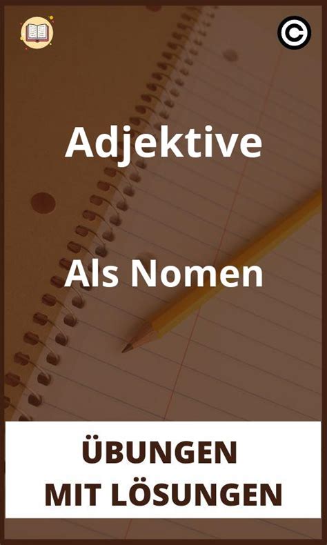 Adjektive Als Nomen übungen mit Lösungen PDF