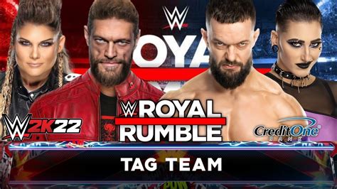 Edge And Beth Phoenix Vs Finn Balor And Rhea Ripley Mix Tag Team