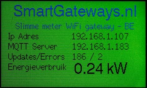 Slimme Meter Wifi Gateway Met Display Smartgateways Nl