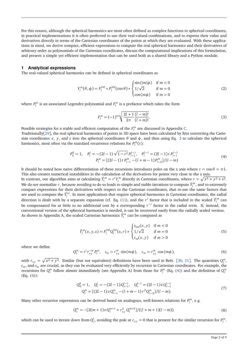 Fast Evaluation Of Real Spherical Harmonics And Their Derivatives In