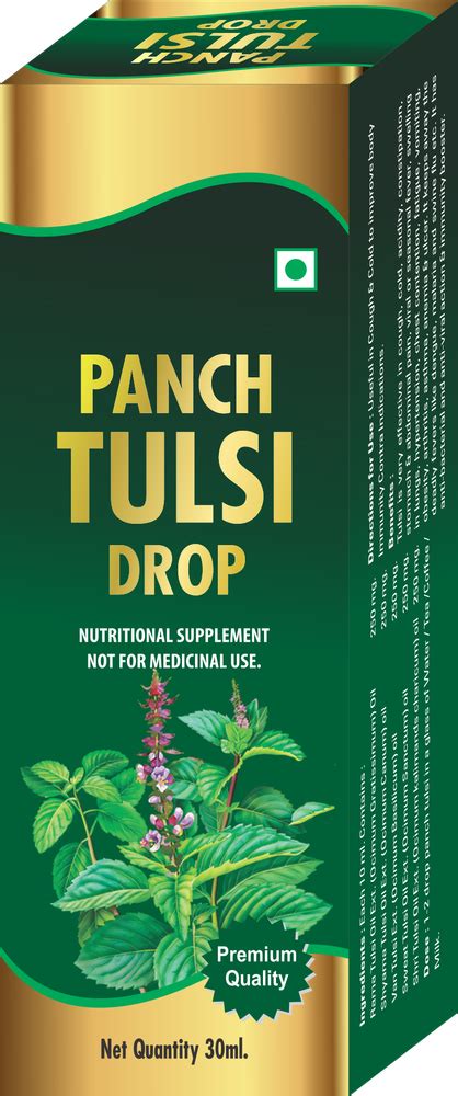 Rh Panch Tulsi Drops Packaging Type Bottle Packaging Size Ml