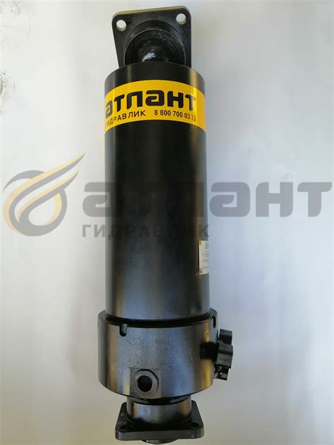 Гидроцилиндр подъема кузова 4-х штоковый для самосвалов ЗИЛ 4502