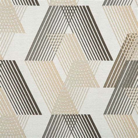 Samara Collection Geometric Chevron Seamless Patterned Curtain Fabric