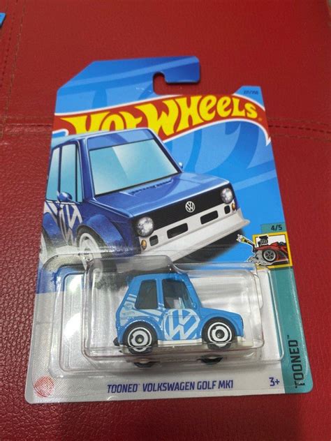 Hotwheels Treasure Hunt Tooned Volkswagen Golf Mk Hobbies Toys