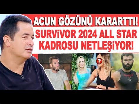 Survivor All Star 2024 kadrosu netleşiyor Acun Ilıcalı bomba bir ismi