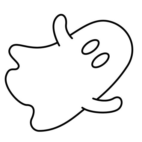 Dibujo De Fantasma Para Colorear E Imprimir Dibujos Y Colores