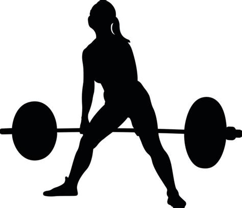 Weightlifting Clipart Black And White Heart