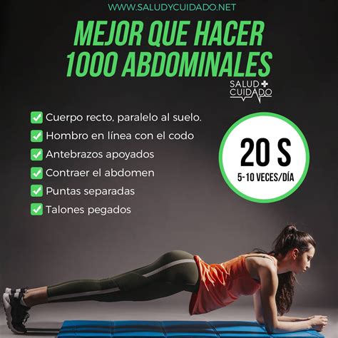 Plank El Ejercicio Definitivo Que Te Hará Conseguir Abdomen Plano