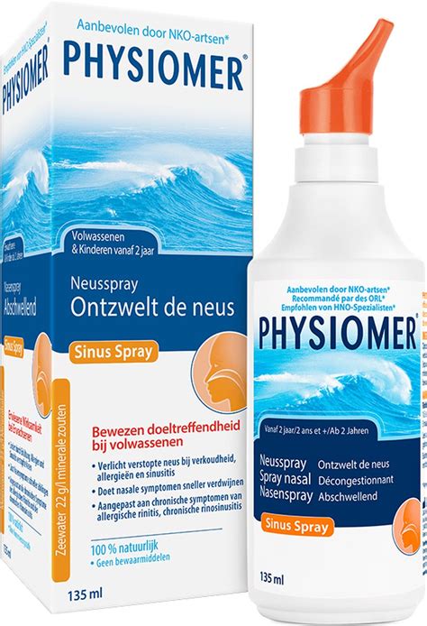 X Physiomer Sinus Spray Ml Neusspray Verkoudheid Allergie Bol