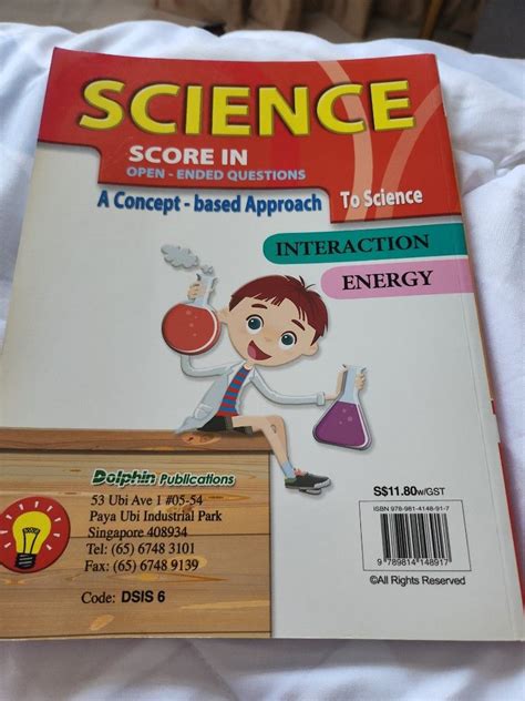 Primary 6 Science Score In Open Ended Questions Hobbies And Toys Books