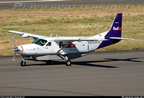 N859FE FedEx Feeder Cessna 208B Super Cargomaster Photo By Ruoyang Yan