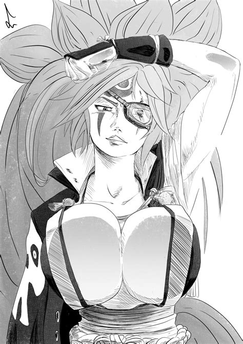 Rule 34 1girls Baiken Big Breasts Breasts Busty Eye Patch Female