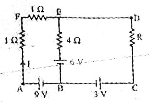 Using Kirchhoffs Rules Determine The Value Of Unknown Resistance R In