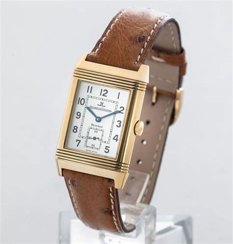 JAEGER LECOULTRE Reverso Grand Taille quadrante Argentè bitonale con