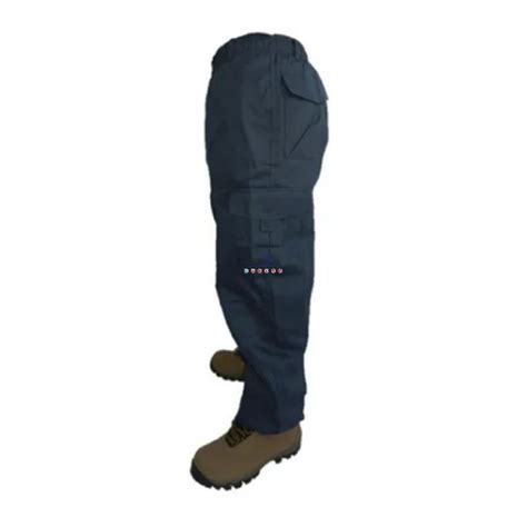 Pantalon Poplin Cargo Azul Talla Xl