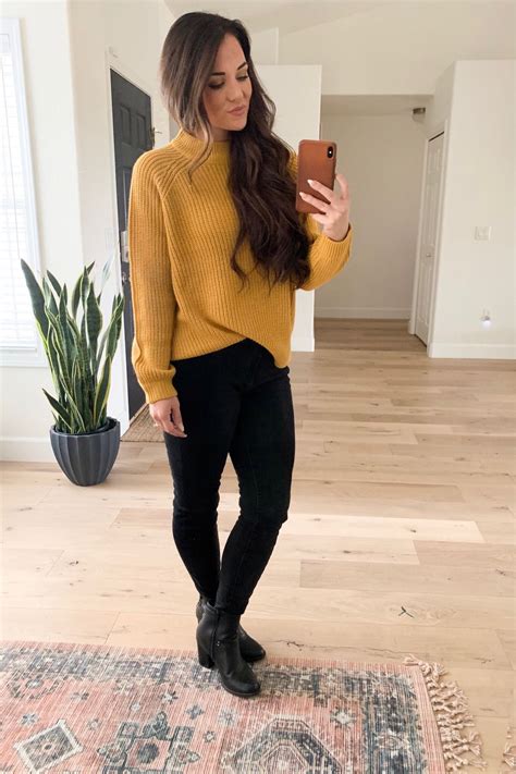 28 Mustard Sweater Mustard Sweater Outfit Fall Mustard Sweater