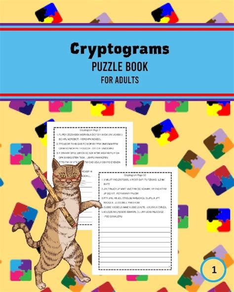 Cryptograms Puzzle Books for Adults, 1: 500 Large Print Cryptoquotes ...