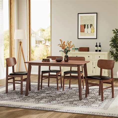 Amazon Royard Oaktree Piece Dining Table Set With Chairs