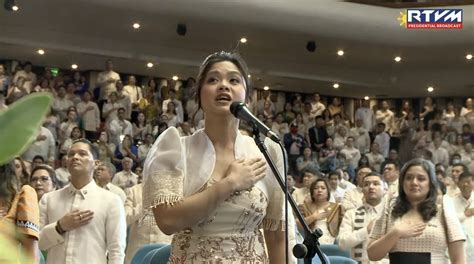 Rappler On Twitter Classical Singer Lara Maigue Sings The Philippine