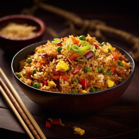 Premium Photo Asian Egg Fried Rice Vegetables