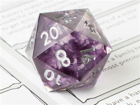 Purple Dice Set - Etsy