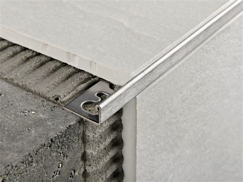 PROTERMINAL | Brushed steel Step nosing By PROGRESS PROFILES