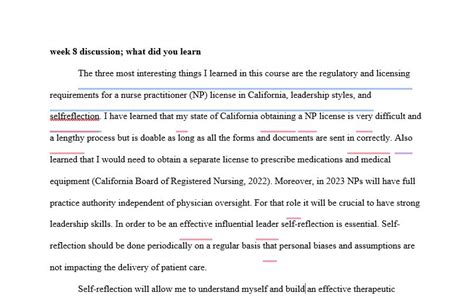 Answered NR 500NP Week 8 Discussion What Did You Learn Scholarly