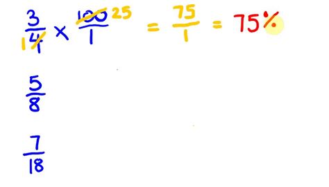 Turn Percentage Into Fraction