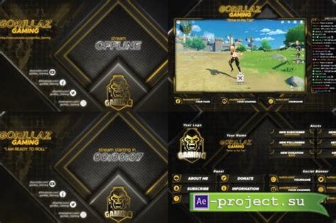 Videohive Streamer Broadcasting Pack 29802998 Project For After