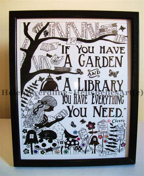 Garden Library Quotes Quotesgram